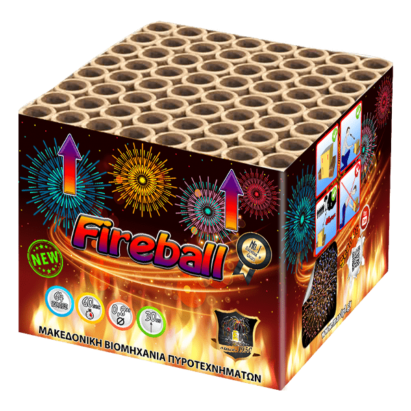 Πακέτο Εναέρια Πυροτεχνήματα Fireball
